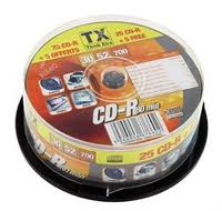 TX - CD-R 700Mo (pack de 30)