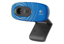 Logitech - C270 - Webcam HD Couleur Bleu