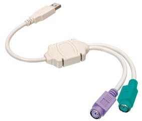 convertisseur USB vers 2PS/2- connectland-