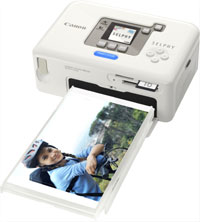 Compact photo printer