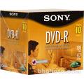 Sony DVD-R 4.7 Go (pack de 10, imprimable jet d'encre)