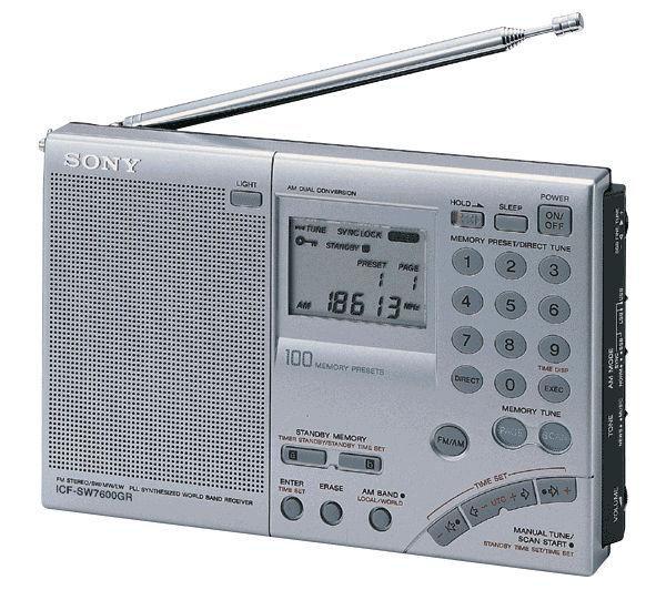 Sony ICF-SW7600GR radio multigamme 