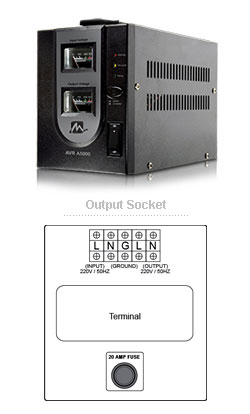 Mercury AVR A5000 - Stabilisateur de tension 5 KVA