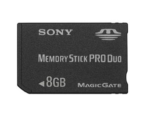 Carte Mémoire Memory Stick Pro Duo Sony - 2 Go